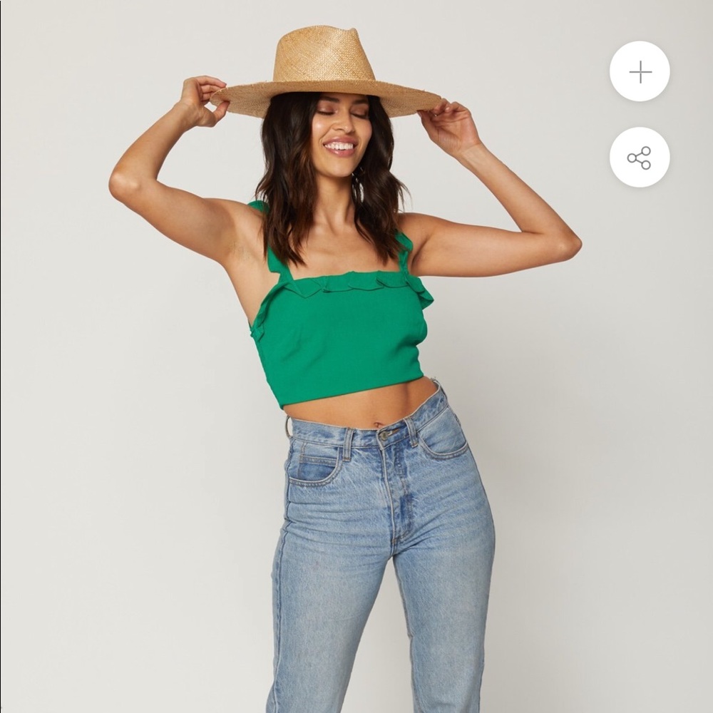 Flynn Skye Lucy Top - Jolly Green, NEW size Small